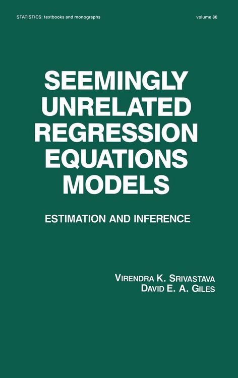 Produktbild: Seemingly Unrelated Regression Equations Models