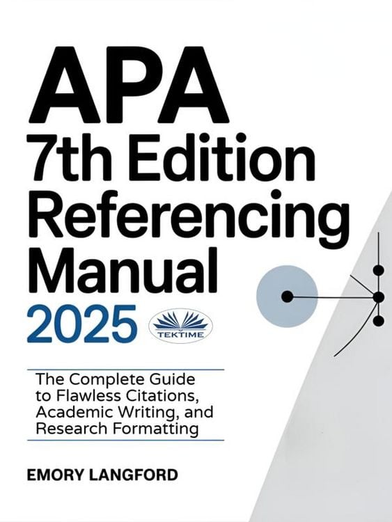 Produktbild: APA 7th Edition Referencing Manual 2025