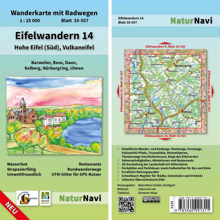 Produktbild: Eifelwandern 14 - Hohe Eifel (S&uuml;d), Vulkaneifel