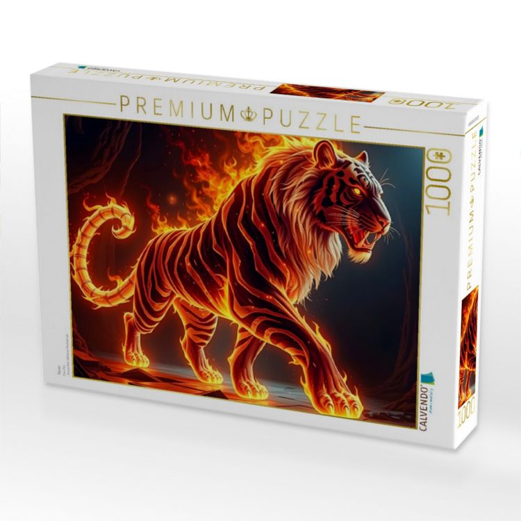 Produktbild: CALVENDO Puzzle Feuer | 1000 Teile Lege-Gr&ouml;&szlig;e 64x48cm Foto-Puzzle f&uuml;r gl&uuml;ckliche Stunden