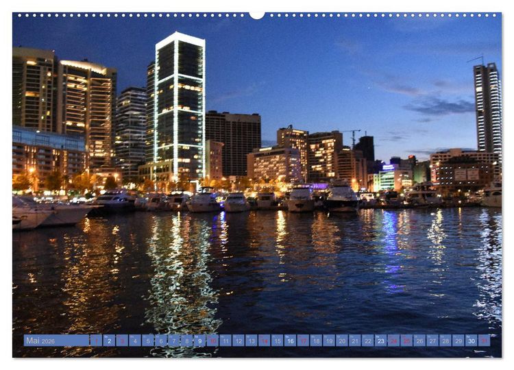 Produktbild: Beirut - auferstanden aus Ruinen (Wandkalender 2026 DIN A2 quer), CALVENDO Monatskalender