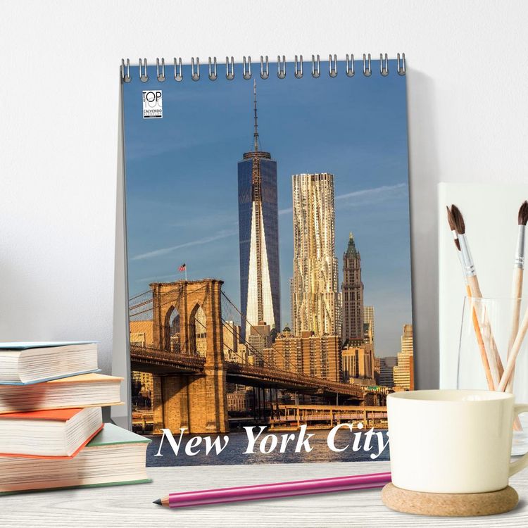 Produktbild: New York City (Tischkalender 2026 DIN A5 hoch), CALVENDO Monatskalender