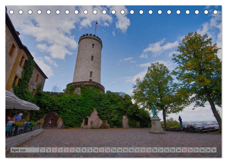 Produktbild: Streifzug durch Ostwestfalen (Tischkalender 2026 DIN A5 quer), CALVENDO Monatskalender