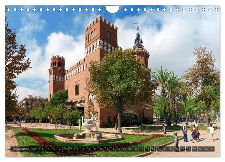 Produktbild: Barcelona - Von Gotik bis Modernisme (Wandkalender 2026 DIN A4 quer), CALVENDO Monatskalender