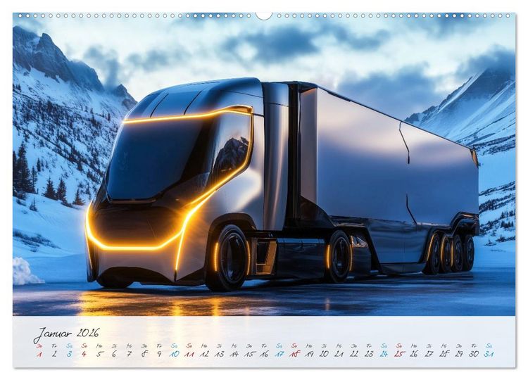 Produktbild: Giganten der Stra&szlig;e (Wandkalender 2026 DIN A2 quer), CALVENDO Monatskalender