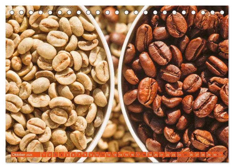 Produktbild: Kaffee (Tischkalender 2026 DIN A5 quer), CALVENDO Monatskalender