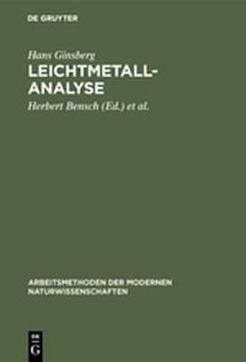 Produktbild: Leichtmetallanalyse