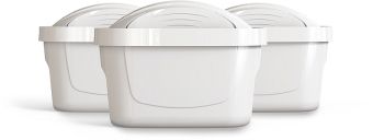 Produktbild: SODAPOP Wasserfilterkanne Selina, 1,5 Liter, wei&szlig;, inkl. 10 Filterkartuschen