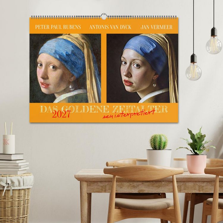 Produktbild: Das Goldene Zeitalter neu interpretiert (Wandkalender 2027 DIN A2 quer), CALVENDO Monatskalender