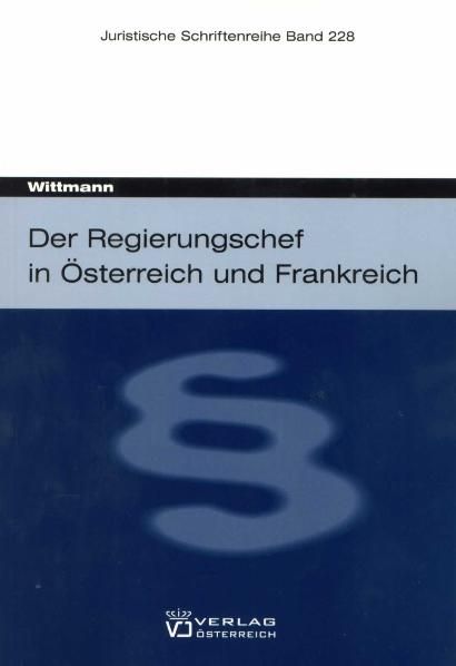 Produktbild: Der Regierungschef in &Ouml;sterreich und Frankreich