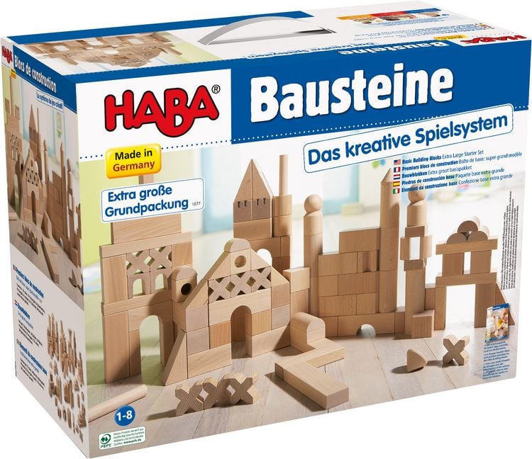 Produktbild: Basisbausteine natur, Set gro&szlig;