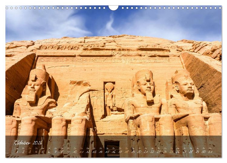 Produktbild: Faszination &Auml;gypten: Kairo - Luxor - Abu Simbel (Wandkalender 2026 DIN A3 quer), CALVENDO Monatskalender
