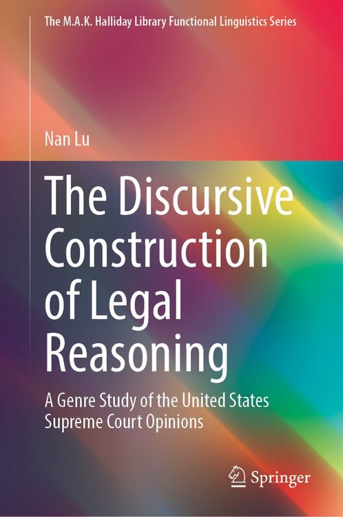 Produktbild: The Discursive Construction of Legal Reasoning