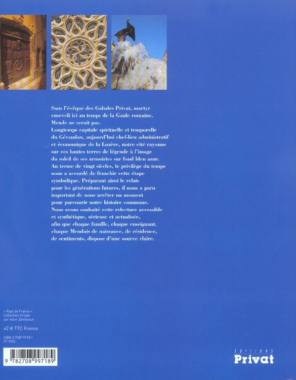 Produktbild: Mende: 2 000 ans d'histoire