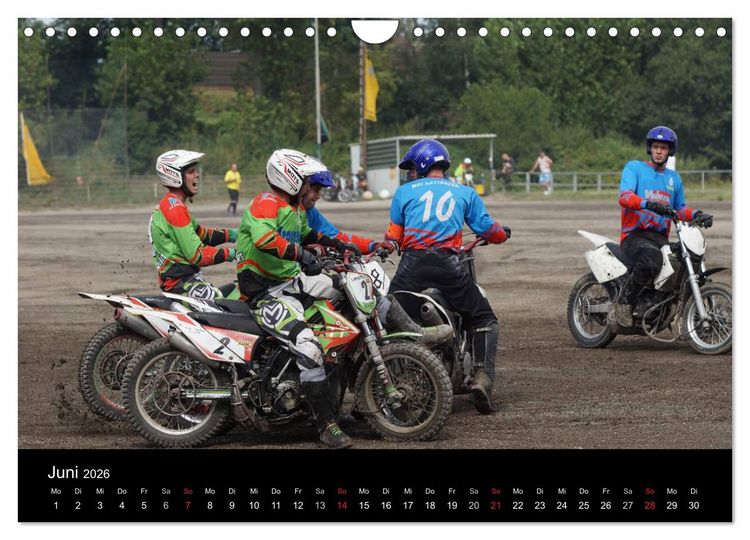 Produktbild: Motorsport: Motoball (Wandkalender 2026 DIN A4 quer), CALVENDO Monatskalender