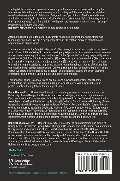 Produktbild: Ethics and Religion in the Age of Social Media