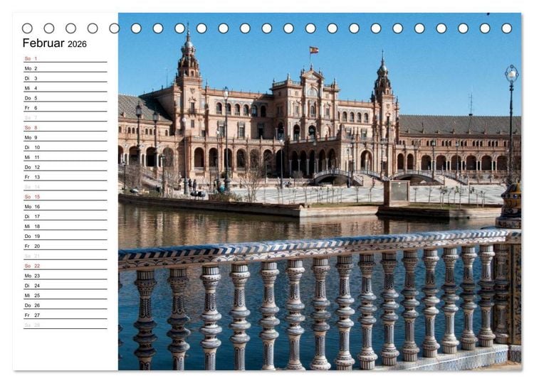 Produktbild: Andalusien (Tischkalender 2026 DIN A5 quer), CALVENDO Monatskalender
