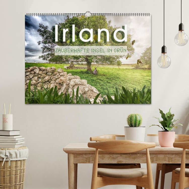 Produktbild: Irland - Zauberhafte Insel in gr&uuml;n (Wandkalender 2026 DIN A2 quer), CALVENDO Monatskalender
