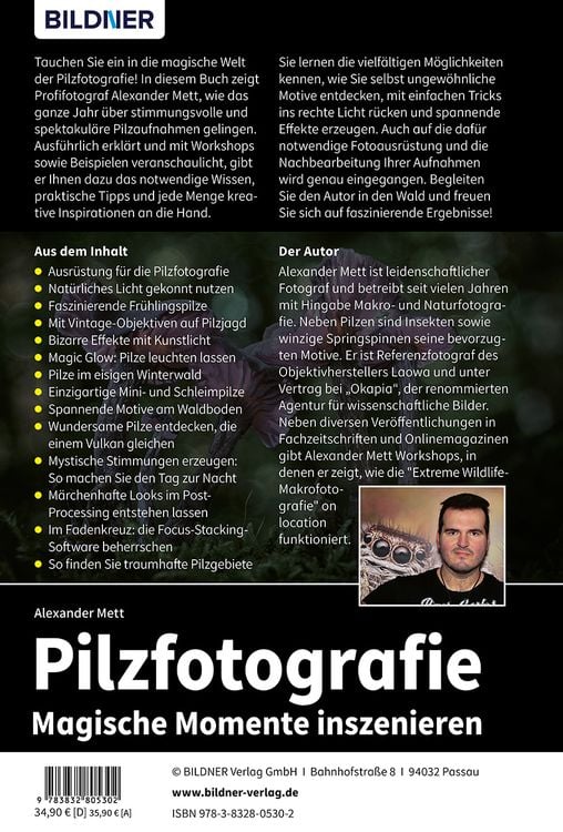 Produktbild: Pilzfotografie - Magische Momente inszenieren