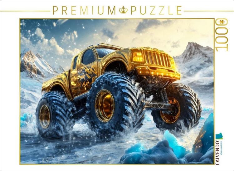 Produktbild: CALVENDO Puzzle Ihre brutale Kraft macht jedes Rennen zu einem epischen Abenteuer | 1000 Teile Lege-Gr&ouml;&szlig;e 64x48cm Foto-Puzzle f&uuml;r gl&uuml;ckliche Stunden