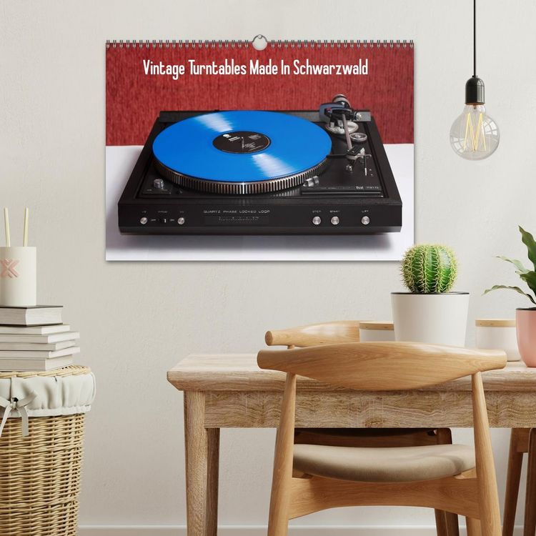 Produktbild: Vintage Turntables Made In Schwarzwald (Wandkalender 2026 DIN A3 quer), CALVENDO Monatskalender