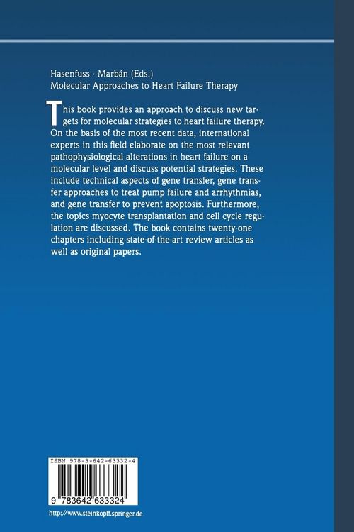 Produktbild: Molecular Approaches to Heart Failure Therapy