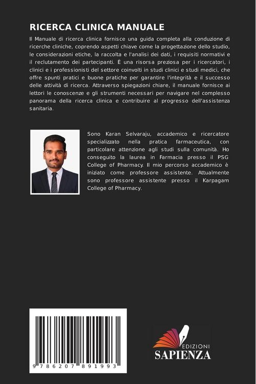Produktbild: RICERCA CLINICA MANUALE