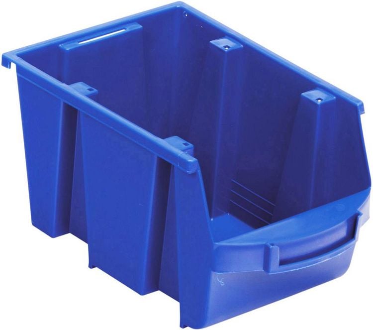 Produktbild: VISO SPACY3B Sichtlagerkasten (B x H x T) 150 x 126 x 235mm Blau 1St.