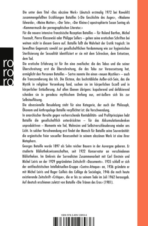 Produktbild: Das obsz&ouml;ne Werk