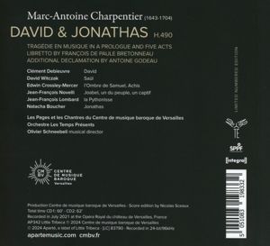 Produktbild: Charpentier: David et Jonathas,H.-0