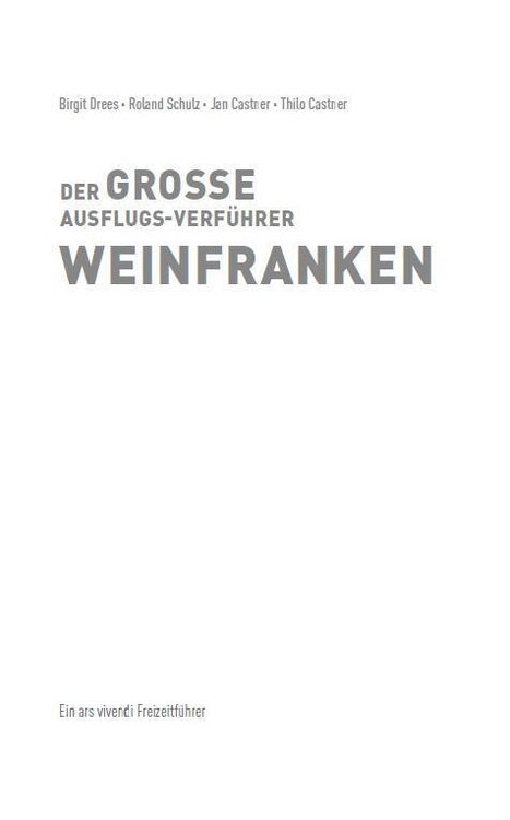 Produktbild: Der große Ausflugs-Verführer Weinfranken