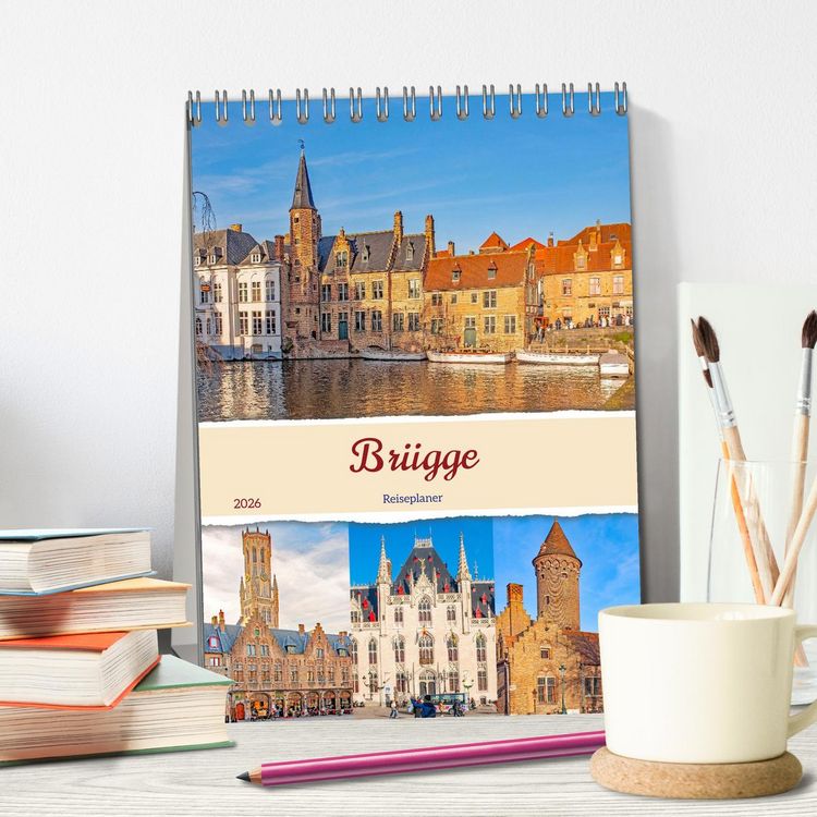 Produktbild: Br&uuml;gge - Reiseplaner (Tischkalender 2026 DIN A5 hoch), CALVENDO Monatskalender
