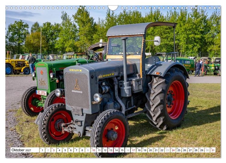 Produktbild: Alte Deutz Traktoren mit Charakter (Wandkalender 2027 DIN A3 quer), CALVENDO Monatskalender