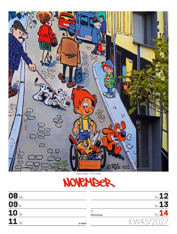 Produktbild: Street Art Wochenplaner Kalender 2027