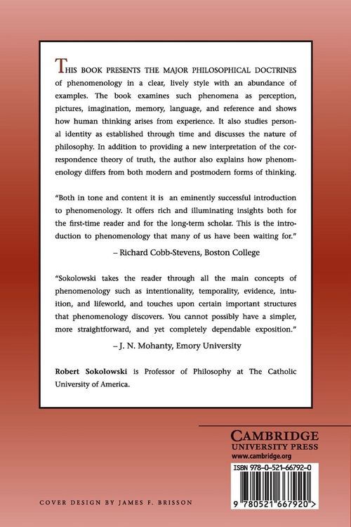 Produktbild: Introduction to Phenomenology