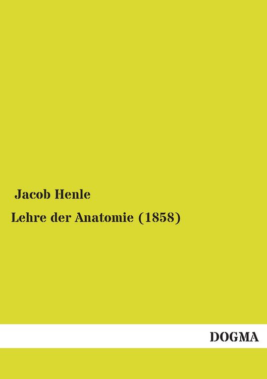 Produktbild: Lehre der Anatomie (1858)