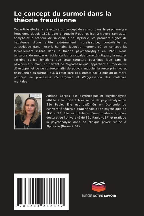 Produktbild: Le concept du surmoi dans la th&eacute;orie freudienne