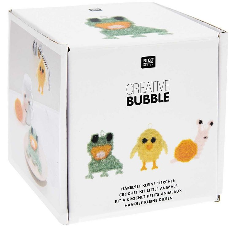 Produktbild: H&auml;kelset Bubble "Kleine Tierchen"
