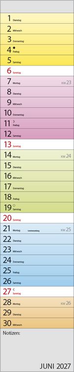 Produktbild: Planer Farbenspiel 2027