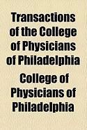 Produktbild: Transactions of the College of Physicians of Philadelphia