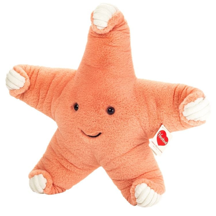Produktbild: Teddy Hermann 939825 - Seestern Fluffy, 40 cm, Herzekind, Pl&uuml;schtier