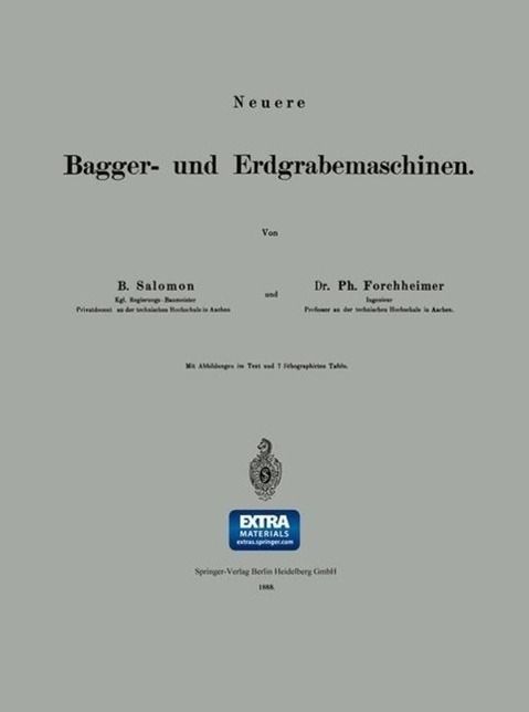 Produktbild: Neuere Bagger- und Erdgrabemaschinen