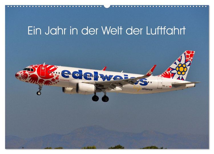Produktbild: Ein Jahr in der Welt der Luftfahrt (Wandkalender 2026 DIN A2 quer), CALVENDO Monatskalender