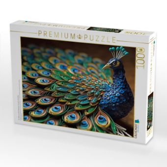 Produktbild: CALVENDO Puzzle Ein Motiv aus dem Kalender Tierwelt mit Quilling | 1000 Teile Lege-Gr&ouml;&szlig;e 64x48cm Foto-Puzzle f&uuml;r gl&uuml;ckliche Stunden