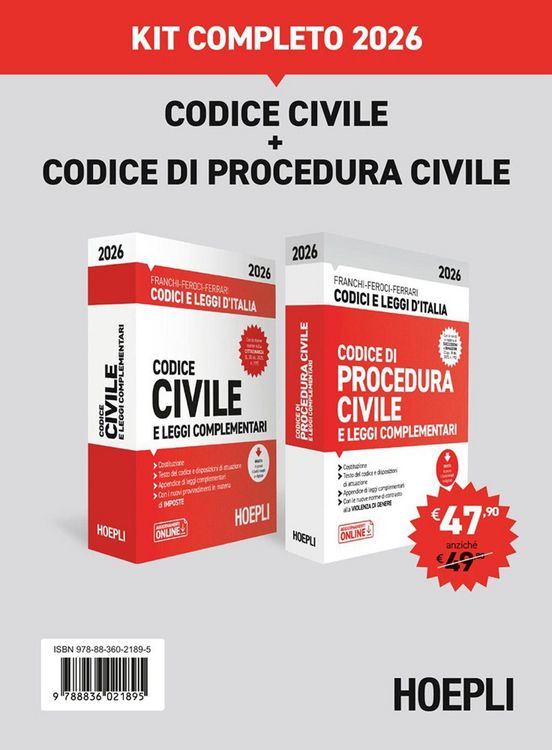 Produktbild: Codice civile + Codice di procedura civile. Kit completo 2026