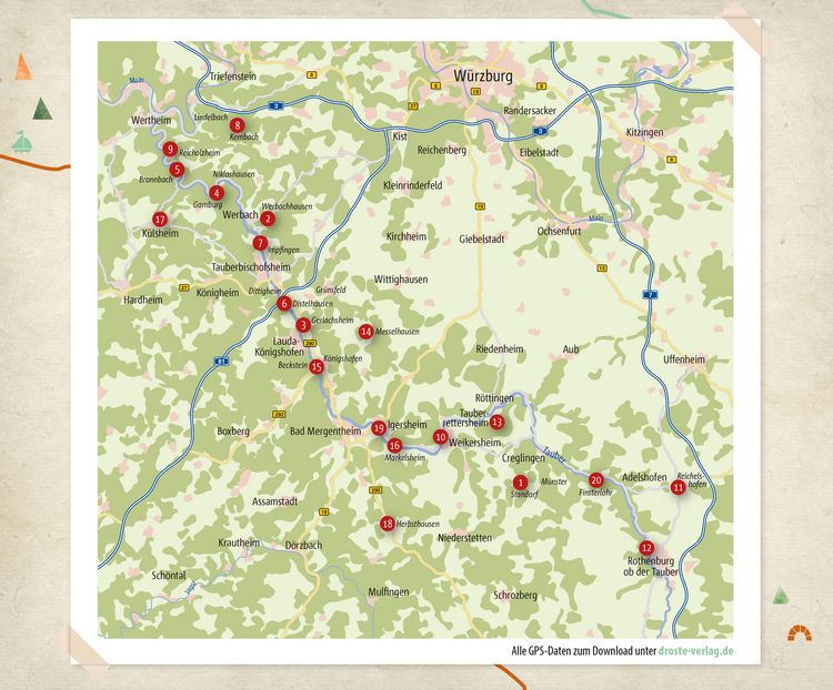 Produktbild: Taubertal. Wandern f&uuml;r die Seele