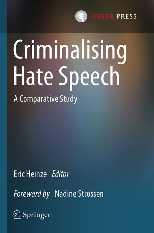 Produktbild: Criminalising Hate Speech