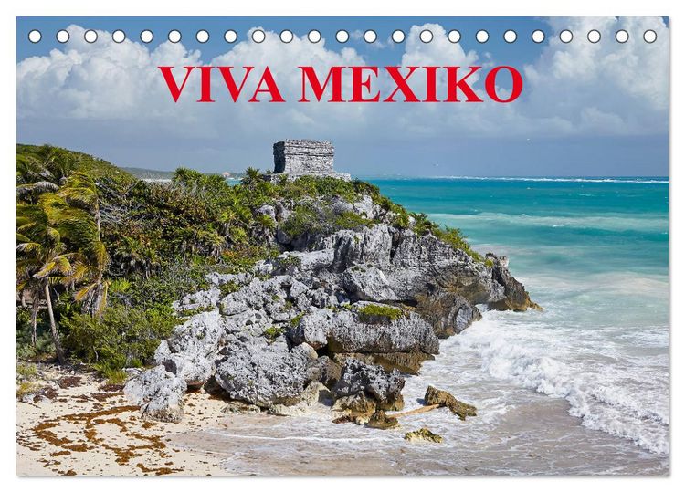 Produktbild: VIVA MEXIKO (Tischkalender 2026 DIN A5 quer), CALVENDO Monatskalender