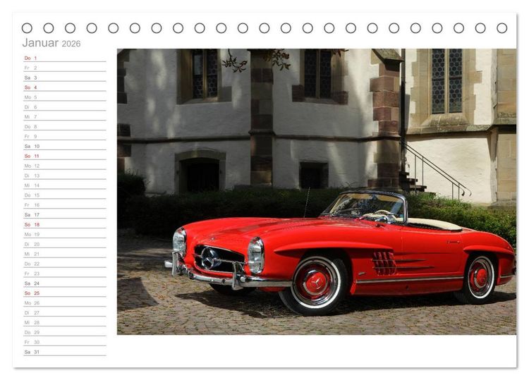 Produktbild: 300 SL Collectors Edition 2 (Tischkalender 2026 DIN A5 quer), CALVENDO Monatskalender