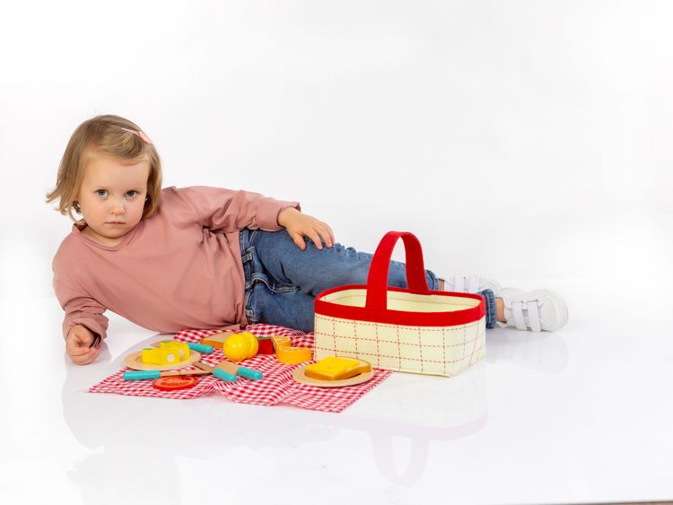 Produktbild: SpielMaus K&uuml;che Picknick Korb, 18 Teile